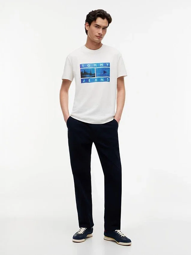 Tricou Tommy Jeans cu imprimeu fotografic Tricou Tommy Jeans cu imprimeu fotografic