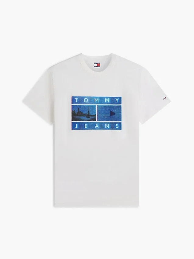 Tricou Tommy Jeans cu imprimeu fotografic Tricou Tommy Jeans cu imprimeu fotografic