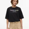 Tricou Tommy Jeans cu logo din cristale