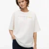 Tricou Tommy Jeans cu logo din cristale