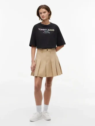 Tricou Tommy Jeans cu logo din cristale