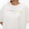 Tricou Tommy Jeans cu logo din cristale