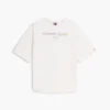 Tricou Tommy Jeans cu logo din cristale