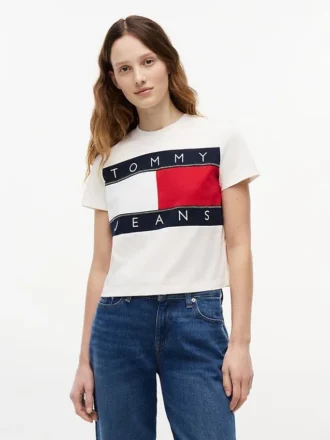 Tricou Tommy Jeans cu logo mare