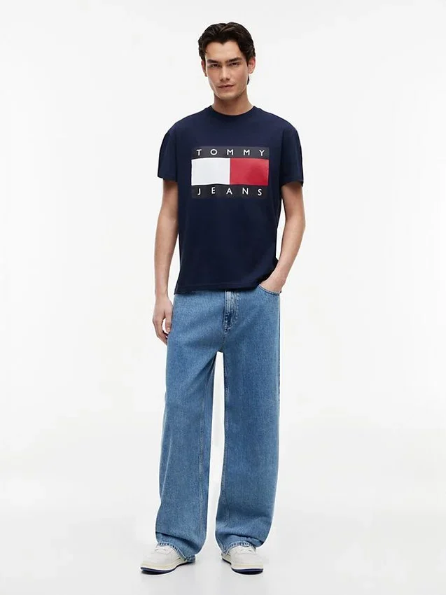 Tricou Tommy Jeans cu logo mare Tricou Tommy Jeans cu logo mare