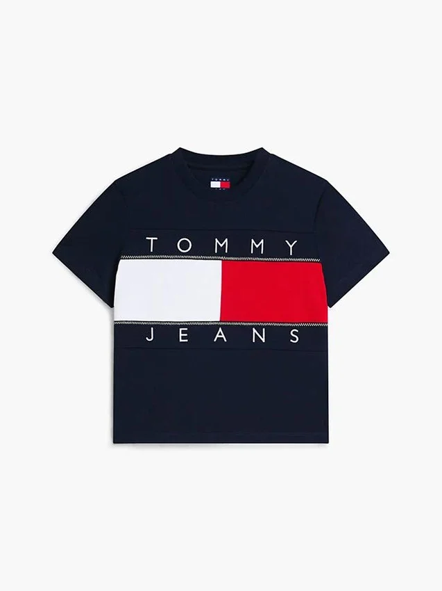 Tricou Tommy Jeans cu logo mare Tricou Tommy Jeans cu logo mare