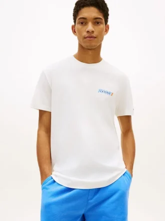 Tricou Tommy Jeans cu logo pe spate