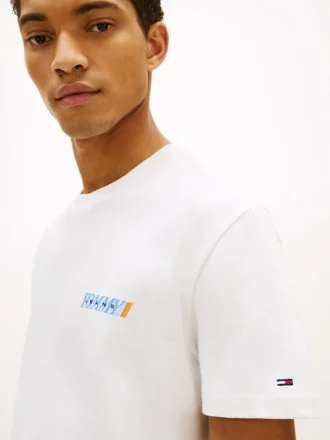Tricou Tommy Jeans cu logo pe spate