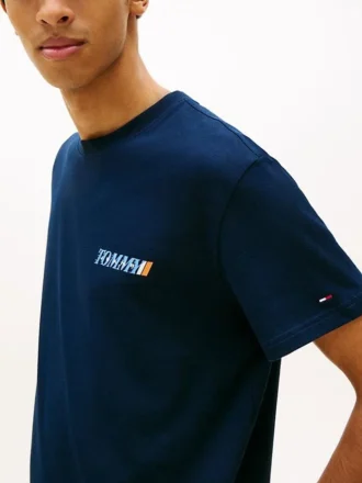 Tricou Tommy Jeans cu logo pe spate