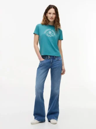 Tricou Tommy Jeans cu logo Sports Club