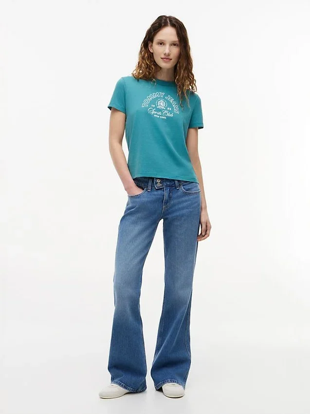 Tricou Tommy Jeans cu logo Sports Club Tricou Tommy Jeans cu logo Sports Club