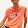 Tricou Tommy Jeans cu logo steag ondulat Tricou Tommy Jeans cu logo steag ondulat