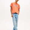 Tricou Tommy Jeans cu logo steag ondulat Tricou Tommy Jeans cu logo steag ondulat