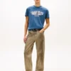 Tricou Tommy Jeans cu logo steag ondulat Tricou Tommy Jeans cu logo steag ondulat