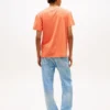 Tricou Tommy Jeans cu logo steag ondulat Tricou Tommy Jeans cu logo steag ondulat