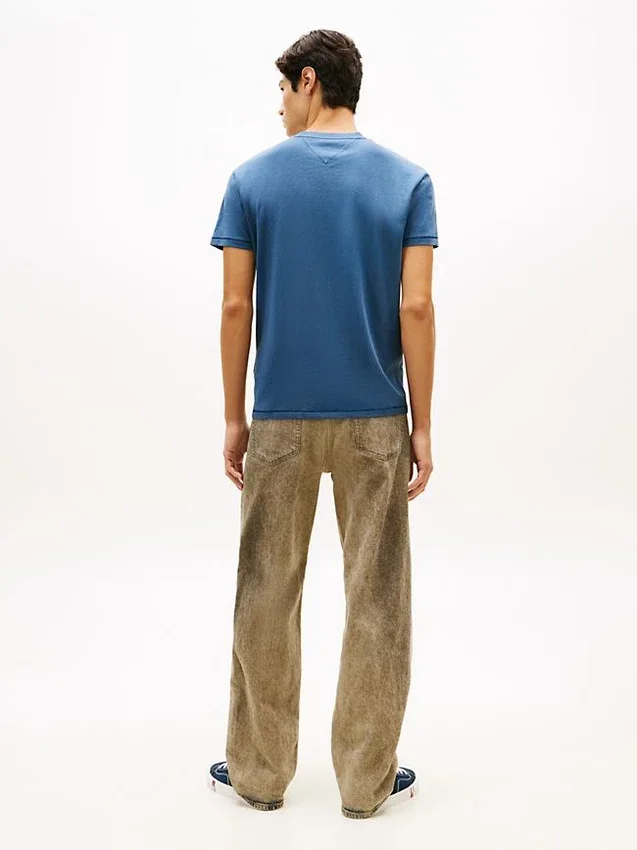 Tricou Tommy Jeans cu logo steag ondulat Tricou Tommy Jeans cu logo steag ondulat