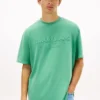 Tricou Tommy Jeans cu logo uzat Tricou Tommy Jeans cu logo uzat