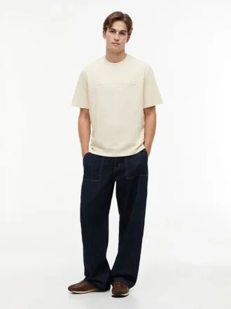 Tricou Tommy Jeans cu logo uzat