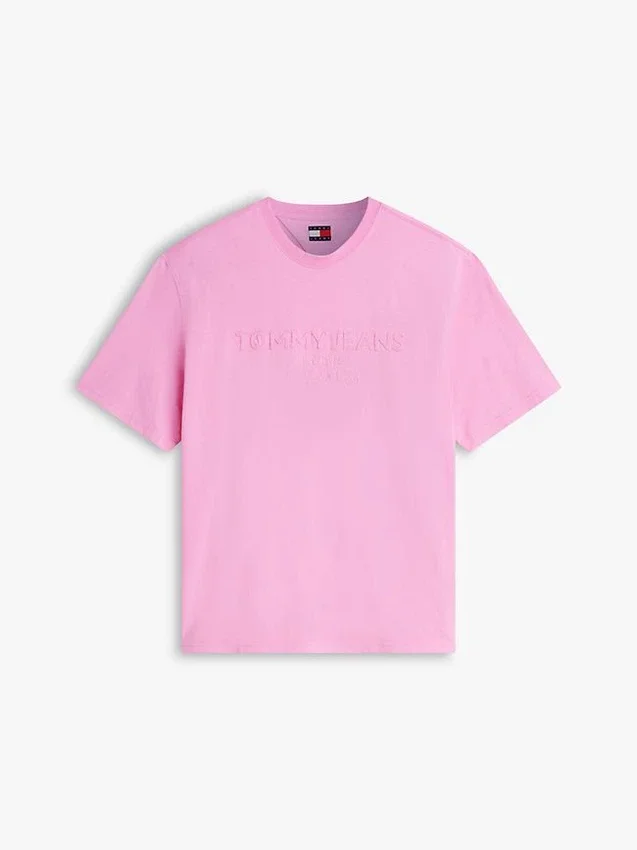 Tricou Tommy Jeans cu logo uzat Tricou Tommy Jeans cu logo uzat