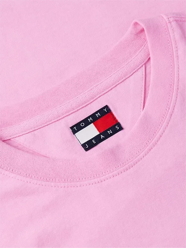Tricou Tommy Jeans cu logo uzat Tricou Tommy Jeans cu logo uzat