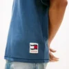 Tricou Tommy Jeans cu steaguri ondulate