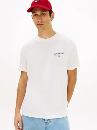 Tricou Tommy Jeans Fitness Graphic