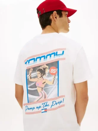 Tricou Tommy Jeans Fitness Graphic