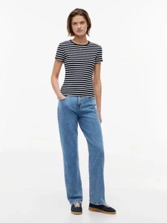 Tricou Tommy Jeans Slim Stretch Ribbed