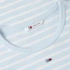 Tricou Tommy Jeans Slim Stretch Ribbed