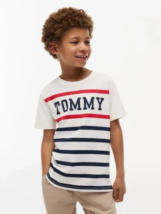 Tricou Tommy Stripe pentru copii Tricou Tommy Stripe pentru copii