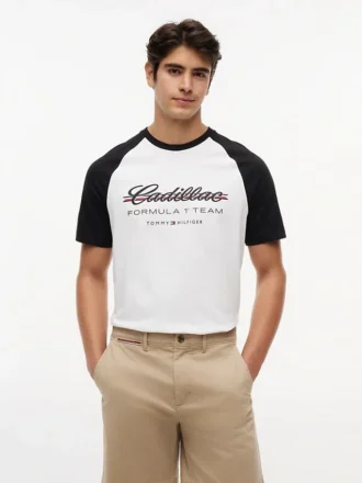 Tricou Tommy x Cadillac F1® Team cu mâneci raglan