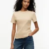 Tricou ușor din tricot cu nervuri