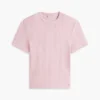 Tricou ușor din tricot cu nervuri