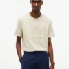 Tricou vopsit în bucată cu logo frunză de laur