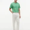 Tricou vopsit în bucată cu logo frunză de laur