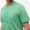 Tricou vopsit în bucată cu logo frunză de laur