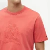 Tricou vopsit în bucată cu logo frunză de laur