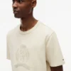 Tricou vopsit în bucată cu logo frunză de laur