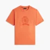 Tricou vopsit în bucată cu logo frunză de laur Tricou vopsit în bucată cu logo frunză de laur