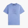 Tricou vopsit în bucată cu logo frunză de laur