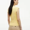 Vestă cardigan cu tricotaj în relief Vestă cardigan cu tricotaj în relief