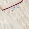 Vestă cardigan cu tricotaj în relief Vestă cardigan cu tricotaj în relief