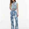 Vestă din blugi cropped Tommy Jeans