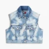 Vestă din blugi cropped Tommy Jeans