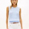 Vestă din tricot cu model împletit Vestă din tricot cu model împletit