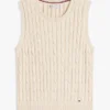 Vestă din tricot cu model împletit Vestă din tricot cu model împletit